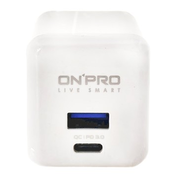 ONPRO USB 電源供應器 UC-2P01 MAX 38 x 41.3 x 42mm  冰雪白  1個