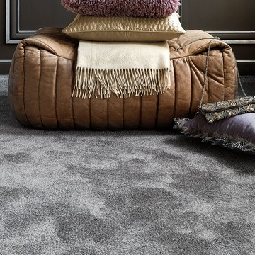 比利時 頂級奢華長毛地毯 97銀灰 160x240cm