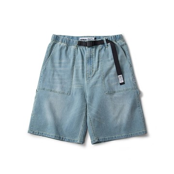 【全館滿額折】 Filter017 Denim Painter 淺色水洗藍 水洗丹寧畫家短褲 男女款 H7071【新竹皇家】