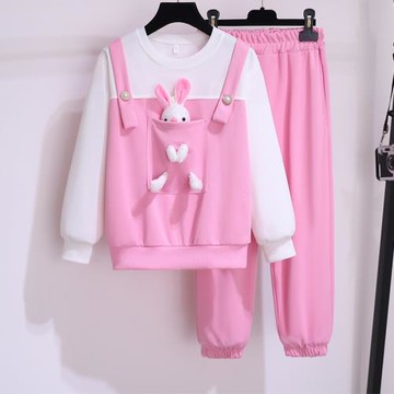 童裝女童春秋套裝2025新款女孩衛衣運動服兒童洋氣網紅時髦兩件套