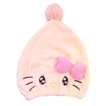 sanrio 三麗鷗毛巾帽581 kt  粉色  1個