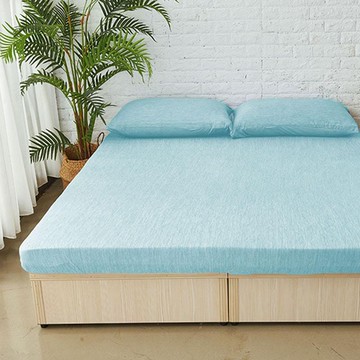 日本超涼感科技_冰峰床包組_加大(床包*1+枕套*2) 松石綠