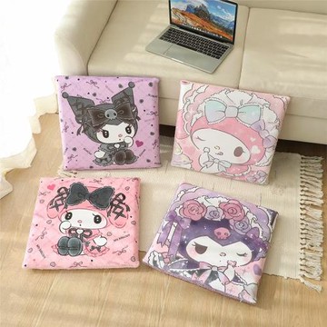 卡通庫洛米美樂蒂記憶棉坐墊辦公室久坐椅子椅墊學生教室凳子屁墊