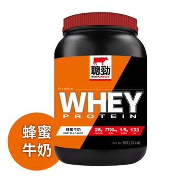 【紅牛官方直營】聰勁 即溶乳清蛋白-蜂蜜牛奶風味(2磅)