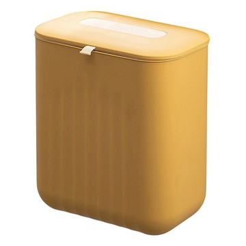 廚房浴室壁掛垃圾桶  26 x 16 x 29cm  活力黃