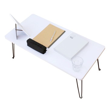 【頂堅】折疊桌/野餐桌/和室桌/矮桌-寬80x深40x高31公分-二色素雅白色