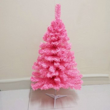 文永 粉色迷你圣誕樹 60cm桌面圣誕樹豪華小型圣誕樹節日裝飾用品