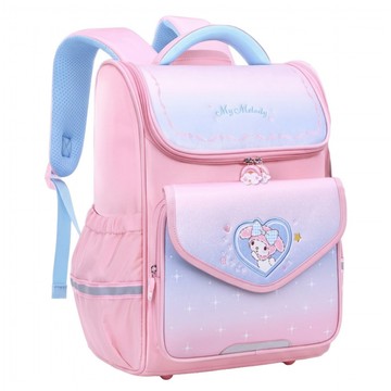 MY MELODY 美樂蒂 護脊防潑水大容量小學生書包 1~4年級適用  粉色美樂蒂  40 x 29 x 17cm