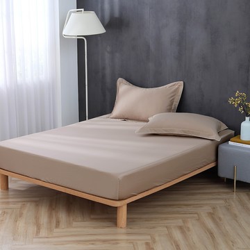 雙人特大床包枕套組/ SUPIMA匹馬棉 / 500織 / 琥珀 [鴻宇] 台灣製 - 2321