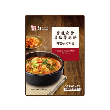 【韓味不二】OURHOME香辣無骨馬鈴薯排湯 800g*3包