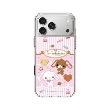 iPhone 17 Pro Max Clear Case（相機按鈕） 透明 - 三麗鷗-蜜糖邦尼 Sugarbunnies - 烘焙時間