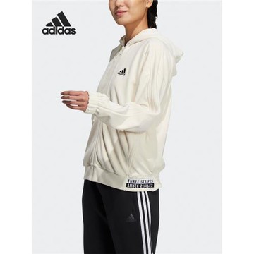 Adidas/阿迪達斯官方正品Velour Jacket女子運動夾克外套 HG1836