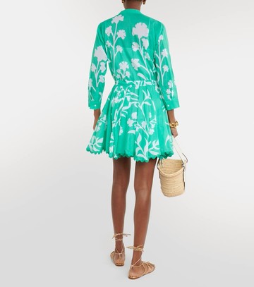 Juliet Dunn Majorelle cotton shirt dress