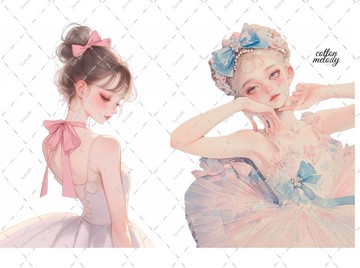 original sticker no.2437 人物貼紙 原創貼紙 原創人物貼紙 裝飾貼紙 cotton melody