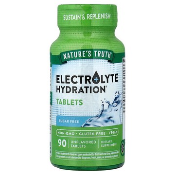 Nature's Truth, 電解質水合劑，原味，90 片