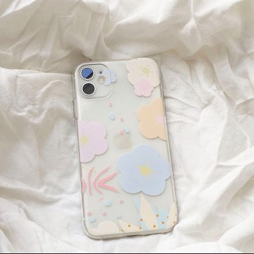 小清新柔和花兒手機殼