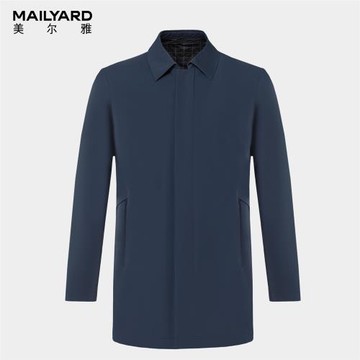 MAILYARD/美爾雅風衣 商務休閑男士秋冬輕盈保暖棉襖夾層外套 100