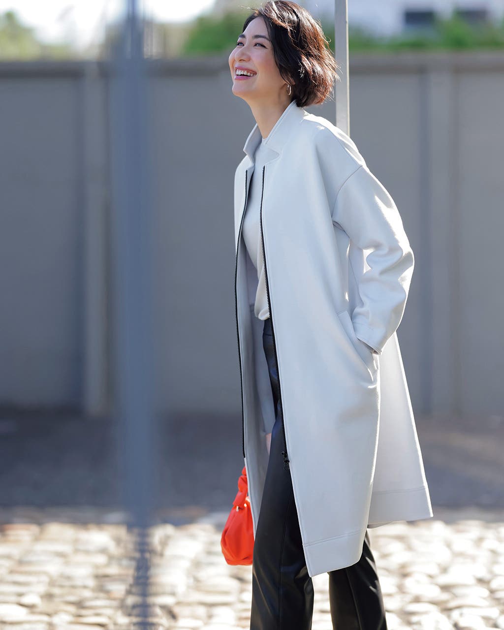 FORME スタンドカラーロングコート アウター | filmekimi.iksv.org