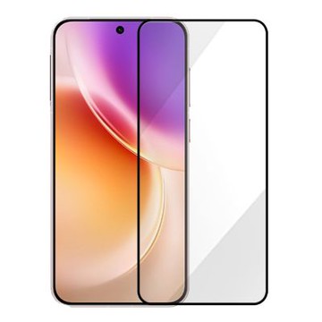 Metal-Slim Vivo X300 全膠滿版9H鋼化玻璃貼(支援指紋辨識解鎖)-晶鑽黑