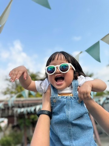 彩虹鍍膜限定款 彈性軟料 復古圓框 親子太陽眼鏡