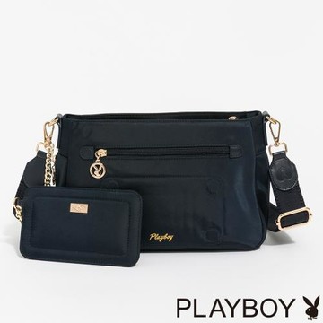 PLAYBOY - 大斜背包  Légèreté系列 - 藍色
