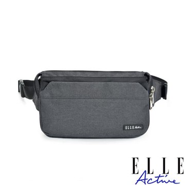 【ELLE Active】 法式行旅系列-腰包-黑色