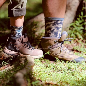 快速出貨# RAFAC時髦運動中筒襪_迷彩系列_親子禮盒