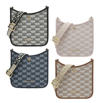 MICHAEL KORS BRILEY MK織布印花斜背包(多色可選)
