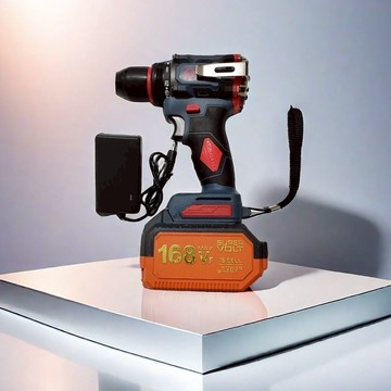 【現貨】工業級手電鉆新款大鋼炮電鉆無線敲擊款雙速功能多功能電動螺絲刀【北歐居家生活】