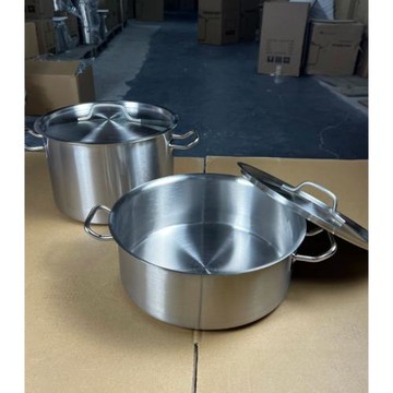 商用不銹鋼復底鍋湯煲電磁爐灶燃氣通用復合底湯桶火鍋油炸鍋湯鍋