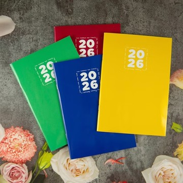 綠的事務conifer 2026年 簡單月計畫本 25K-烈陽黃/深海藍/朝氣紅/奔放綠