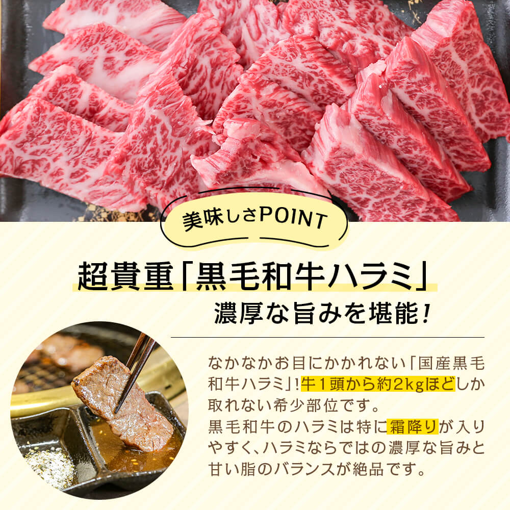 希少部位 国産黒毛和牛 ハラミ焼肉 200g｜お歳暮・冬の特選ギフト