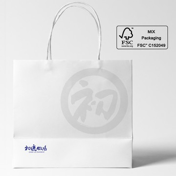 品牌紙袋(白)_寬25.5x高23.5x深15.5cm