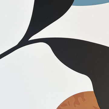 【微瑕特惠】【福利品】幾何 • 墨葉III- 臥室掛畫/居家佈置