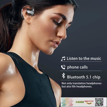 新款M8智能翻譯耳機144國語言翻譯機TWS無線 耳機音樂降噪