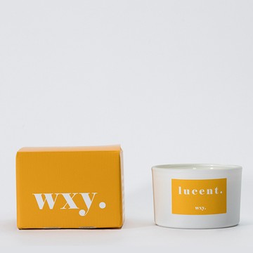英國 wxy 經典mini蠟燭 lucent.陽光&雪松  95g