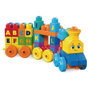 Fisher-Price 費雪 美高積木音樂字母學習火車 Set 50片  1組