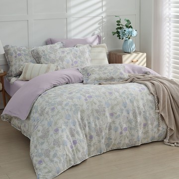 (雙人/加大) / 60支抗菌天絲™兩用被床包組 / 琉璃芬芳 / 網路限定 / HOYACASA