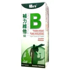 雅護 補力維他持續錠 高單位B群 100錠 全素/孕婦可食用