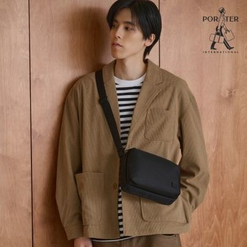 PORTER INTERNATIONAL - 俐落高效SAVVY斜背包 - 黑