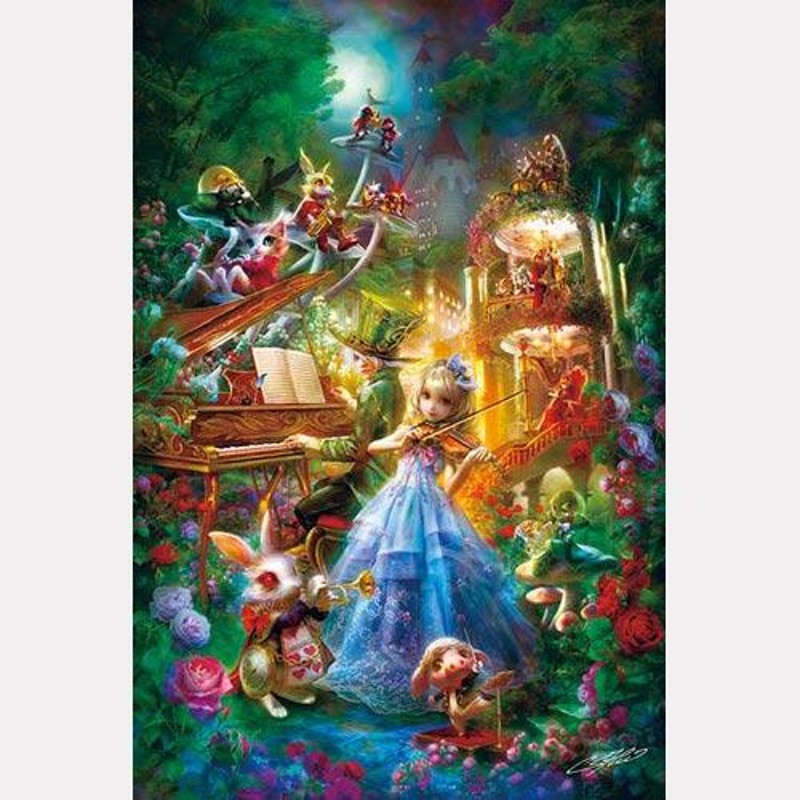 SHU クランキーアリス デジタルアート 絵画 不思議の国のアリス