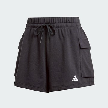 ADIDAS ESSENTIALS 黑 運動短褲 口袋 休閒褲 女款 JD9944