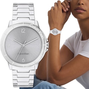 Calvin Klein CK Vivacious 直紋女錶 1111買買節 送禮推薦-36mm 25100022