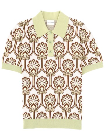 drôle de monsieur polo shirt "maille tapisserie"