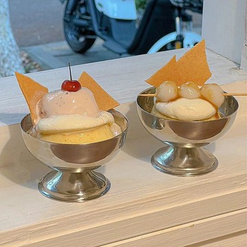 甜品杯 高顏值派對杯子 ins工業風不鏽鋼雪糕杯復古冰淇淋杯酸奶布丁杯甜品杯矮腳水果碗 優格杯 優格杯 玻璃