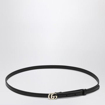 GG Milano black leather belt