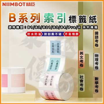 《台灣代理商公司貨》B21S/B21/B21Pro/B1/B3S/B31 索引標籤紙 精臣原廠 書本索引 分類標籤