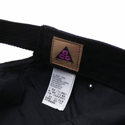 NIKE (ナイキ) ACG AW84 CAP (アジャスタブルキャップ) BLACK