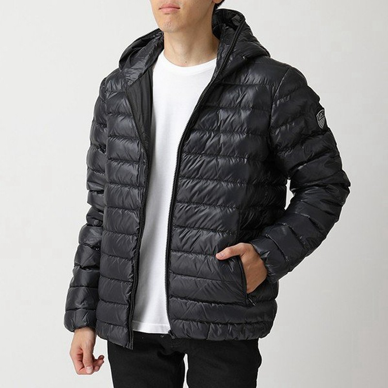Ea7 Emporio Armani エンポリオアルマーニ 6gpb66 Pnr4z 10 フーディー ダウンジャケット ブルゾン エンブレムパッチ Black メンズ 通販 Lineポイント最大0 5 Get Lineショッピング