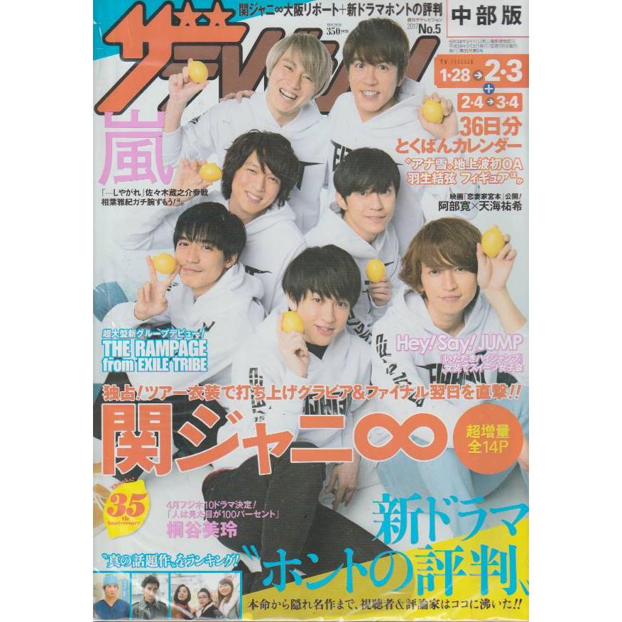 ザテレビジョン　2017年2月3日号　中部版